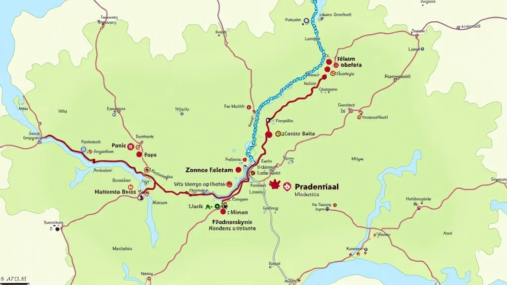 Mapa naučných stezek v Brdských lesích